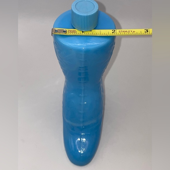 AVON Vintage Blue Roses Roses Cologne Shoe Bottle 4oz Empty - Picture 9 of 9